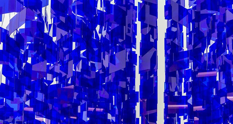 Blaue Glasscheiben von Achim Prill