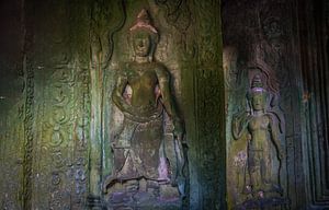 Sculptuur in de tempels van Angkor Wat in Cambodja. Wout Kok One2expose