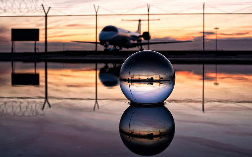 The crystal ball at Schiphol East by Dennis Janssen