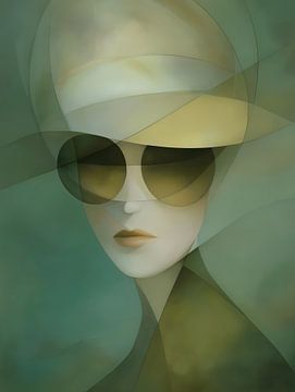 Abstract vrouw van Bert Nijholt