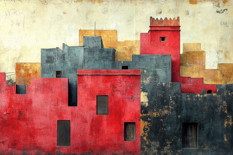 Roofs of the Medina by Natasja Haandrikman