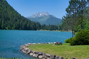 Lac de Montriond in Haute Savoie