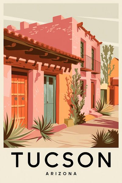 Tucson, Arizona Vintage Travel Poster par Poster Art Shop