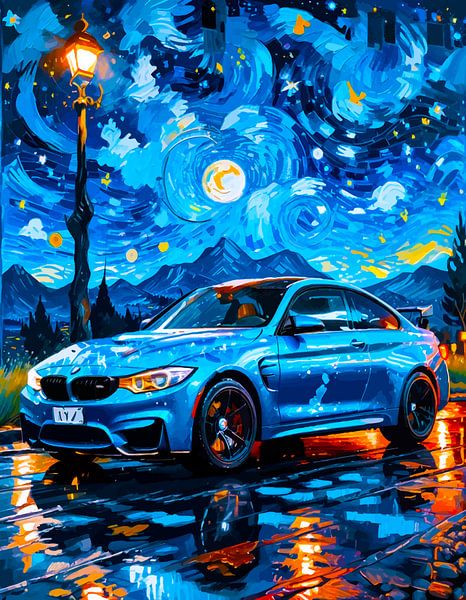 BMW M8 Starry Night by MIROKKU