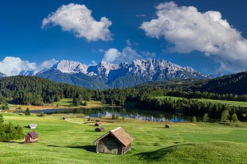 Mountain lake in the Bavarian Alps