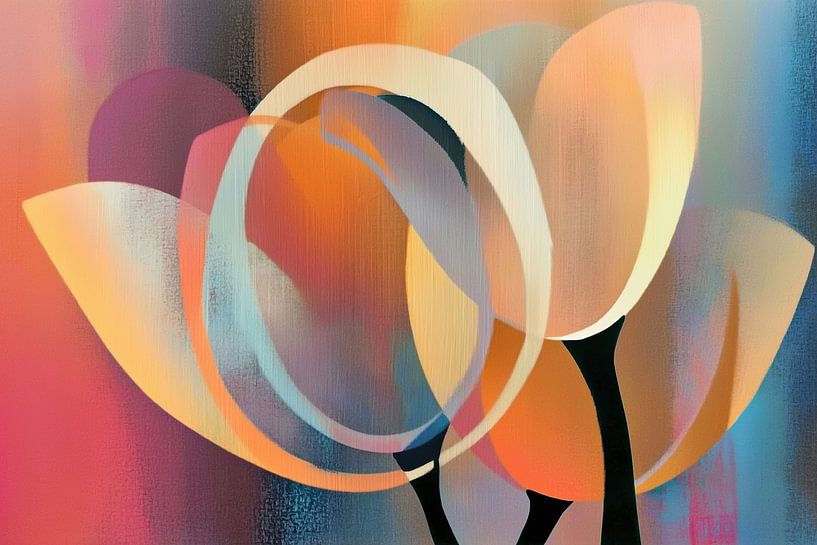 Tulpen abstrakt #9 von Imagine