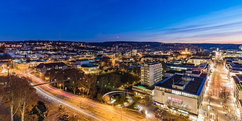 Stuttgart bij nacht