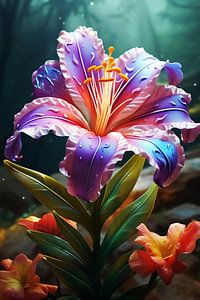 paarse bloem van haroulita
