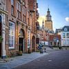 De binnenstad van Zutphen en de St. Walburgis kerk. van Bart Ros