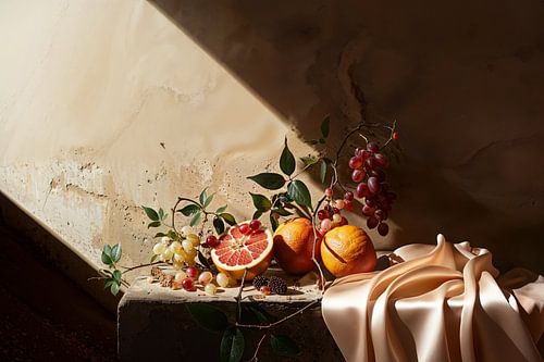Modernes Stillleben mit Schlagschatten