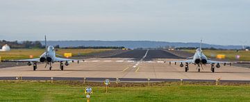 Eurofighter Typhoons van de Luftwaffe.