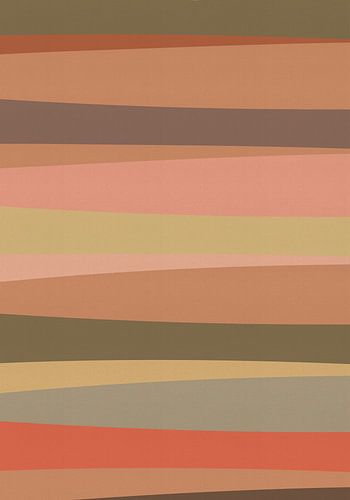 Art romantique abstrait. Rayures en corail, pin, marron