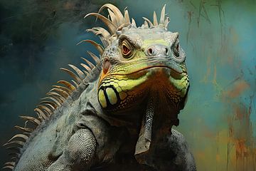 Iguanas by Wonderful Art