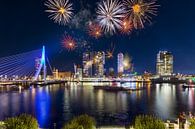 Feuerwerk in Rotterdam 3 von Prachtig Rotterdam Miniaturansicht