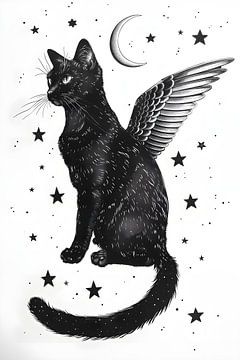 Engel Kat van Gapran Art