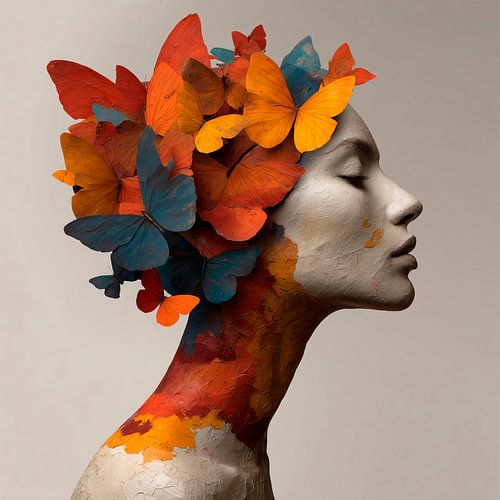 Schmetterlinge auf meinem Kopf