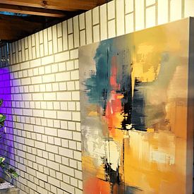 Kundenfoto: Contemporart - Metropolis VI von Philippe HUGONNARD, auf Leinwand