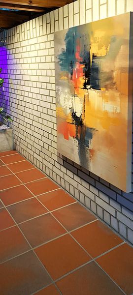 Customer photo: Contemporart - Metropolis VI by Philippe HUGONNARD, on canvas