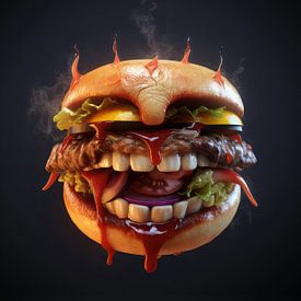 Hamburger with a Bite van Captain Chaos