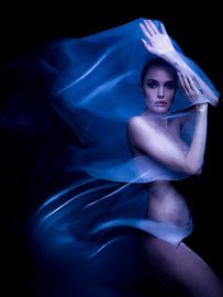 Angelina Jolie Nu artistique Portrait d'art numérique