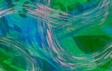 Groene en blauwe storm van Iris Holzer Richardson