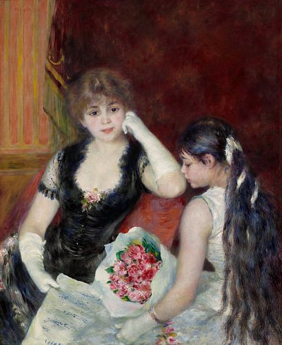 Een loge in het theater, Pierre-Auguste Renoir