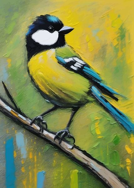 Great Tit Bird by MIROKKU