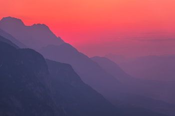 Just before sunrise.