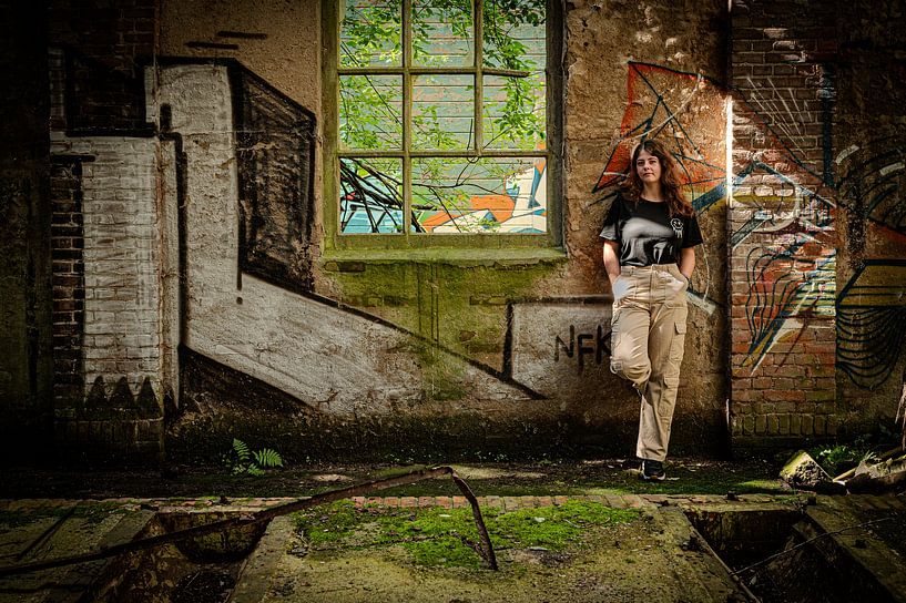 Urbex with model by Anton Steenbergen