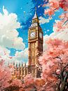 Big Ben in spring by Kees van den Burg thumbnail