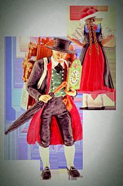 Uhrenträger und Schwarzwaldmädel ART 2.0 von Ingo Laue