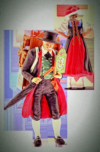 Watch wearer and black forest girl ART 2.0