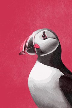 Puffin in Red by Whale & Sons