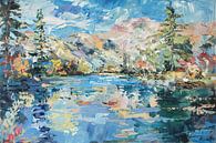 Flowers Monet Style | Floral Field Impressionism by Wonderful Art thumbnail