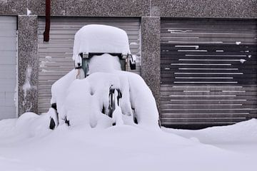 De sneeuwscooter van Christer Andersson