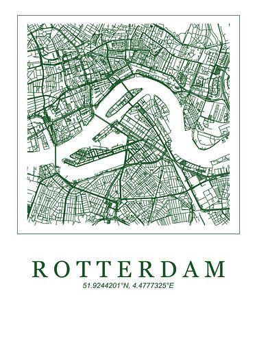 Rotterdam plattegrond Groen
