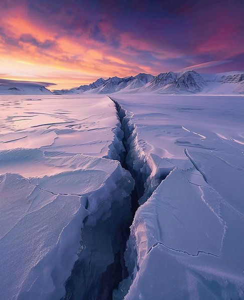 Frostiges Lichterwunder von fernlichtsicht