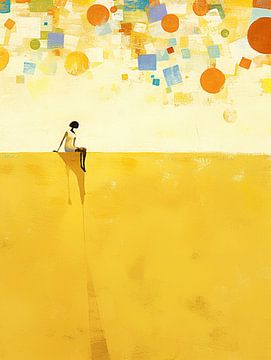 Yellow Plain by ARTEO Paintings