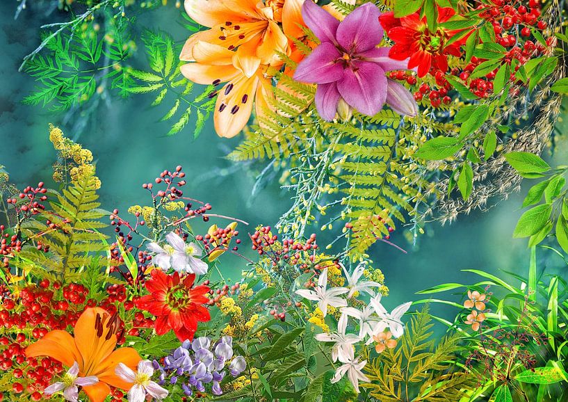 Floralis - Rêve d'un soir d'été par LUDMILA SHUMILOVA