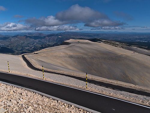 Uitzicht over de Mont Ventoux