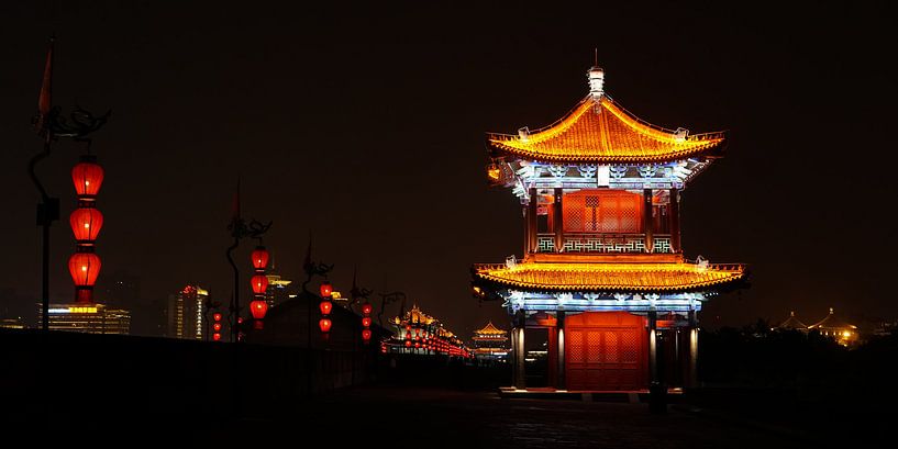 The wall of Xi'an by Piedro de Pascale