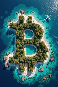 Fantasy Wall Art: BITCOIN ISLAND – Bitcoin stands for ultimate freedom