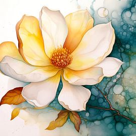 watercolor flower by Virgil Quinn - Decorative Arts