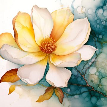 aquarel bloem van Virgil Quinn - Decorative Arts
