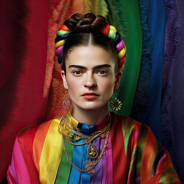 Expression artistique : hommage à Frida sur Vlindertuin Art
