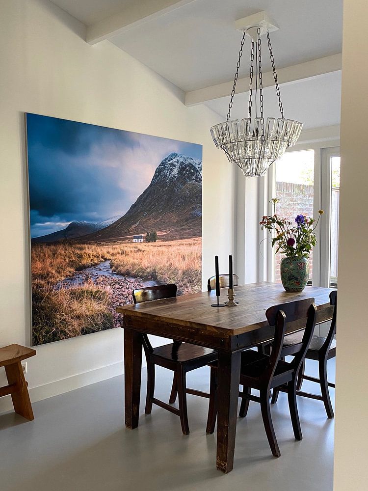 Cottage by the river in Glencoe  by Bob Slagter 