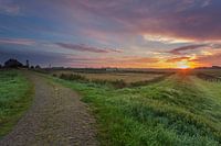 Sunrise choc pays province du Flevoland