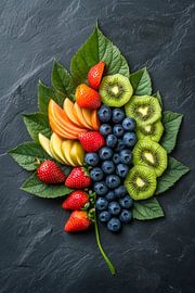 Fruit leaf design by Poster Art Shop