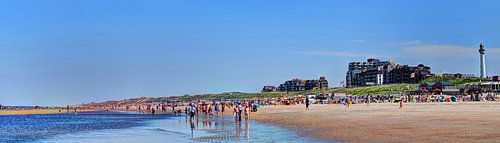 Egmond aan Zee Strand Vuurtoren Panorama