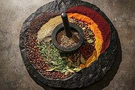 Artistic herbs and spices design by Art & Soul Creations